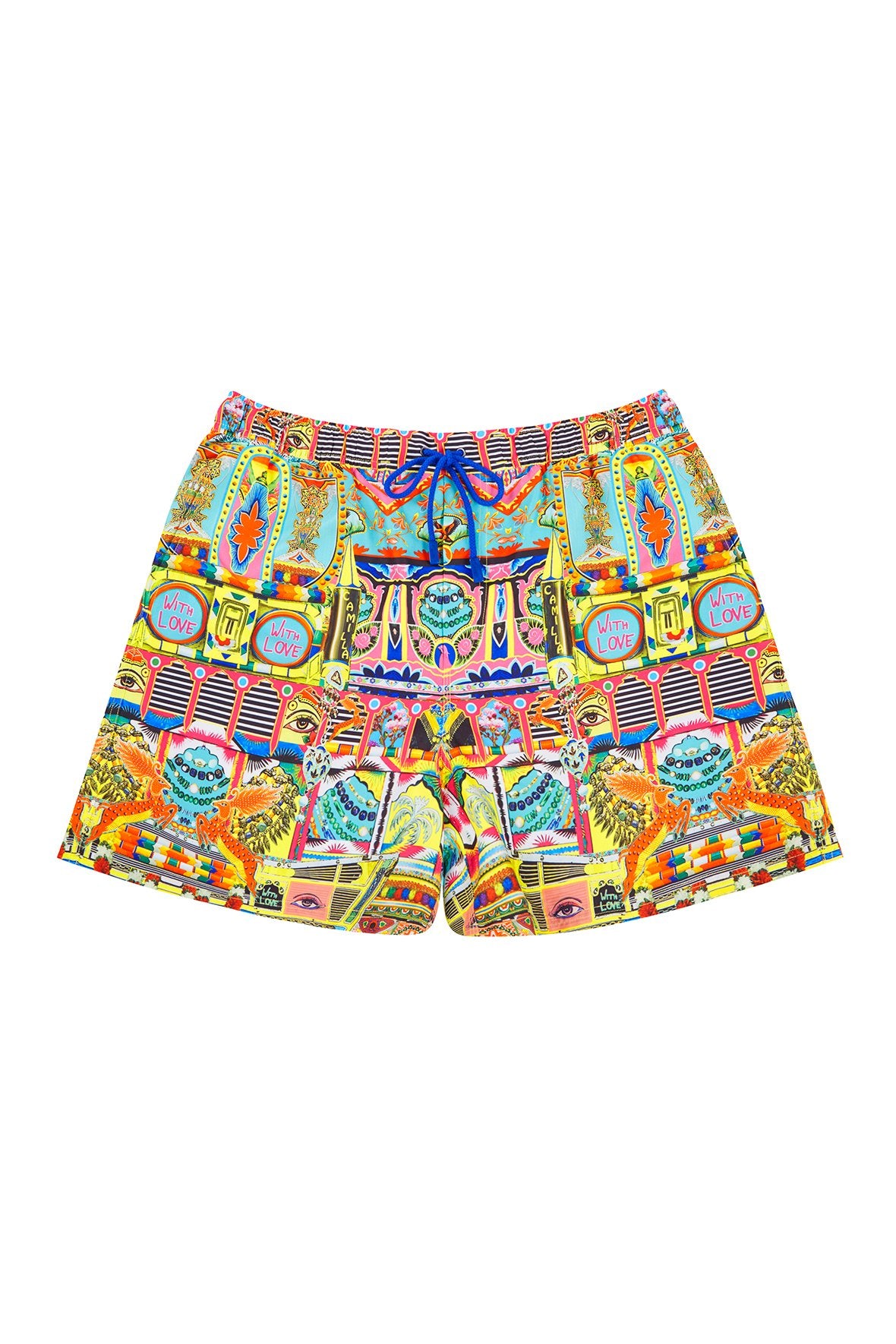 BOUNDLESS BLISS MENS ELASTIC WAIST BOARDSHORT