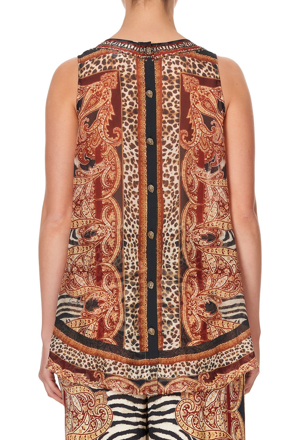 BUTTON BACK TOP WILD FIRE