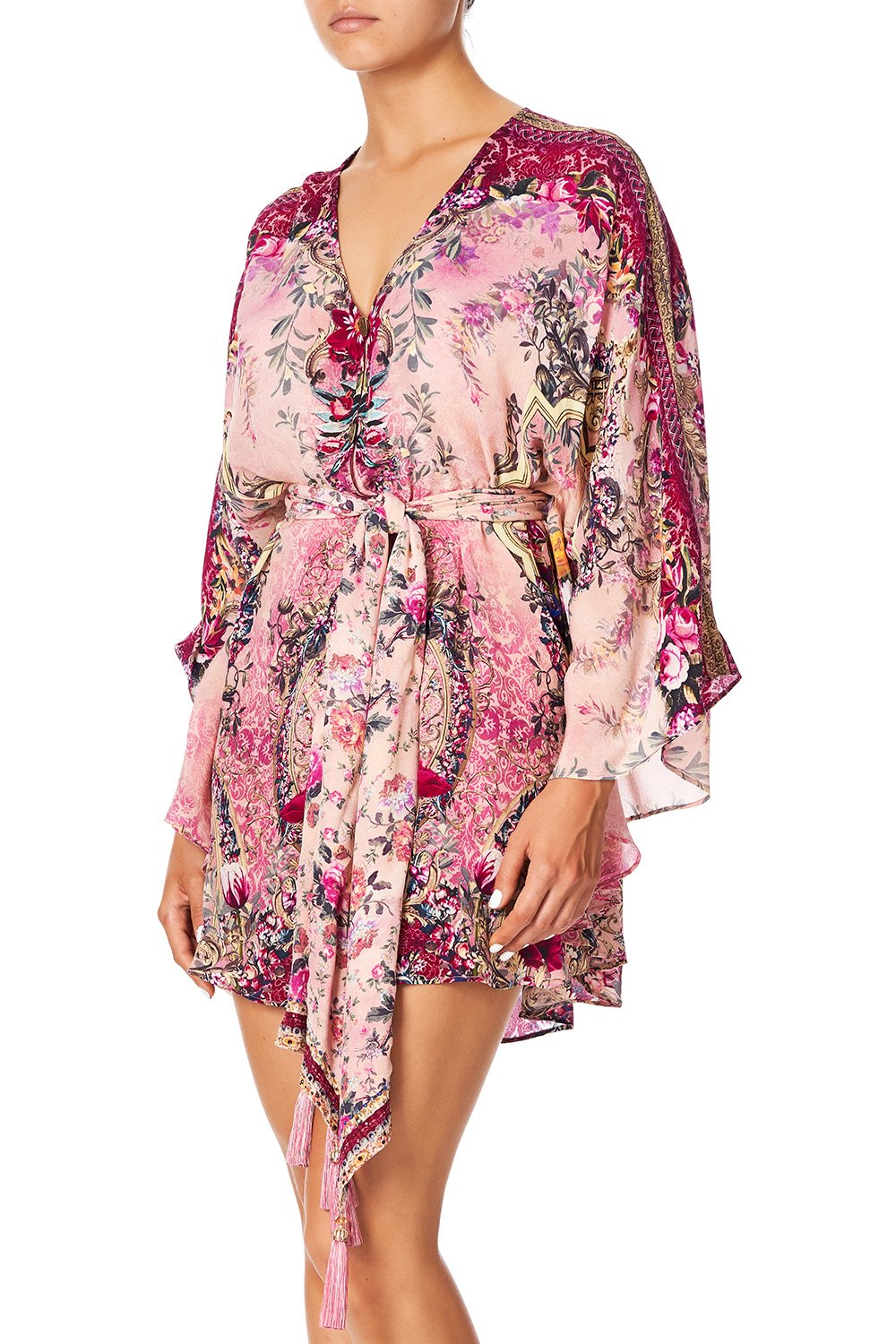 CAMILLA BUTTON UP KAFTAN WITH BELT LA BELLE