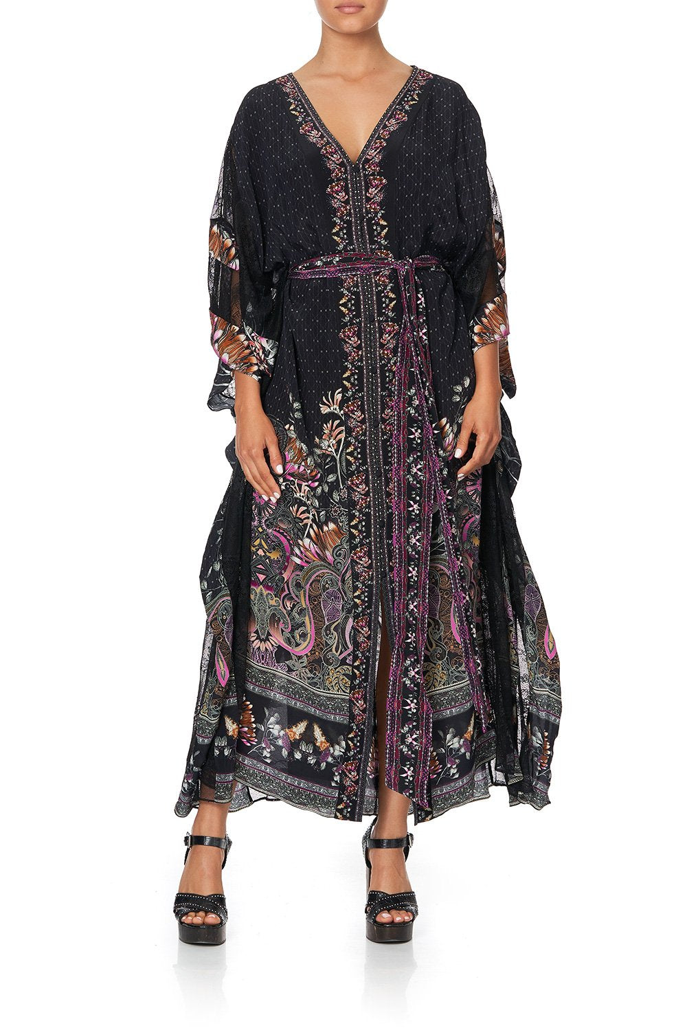 BUTTON UP KAFTAN WITH PANELS RESTLESS NIGHTS – CAMILLA