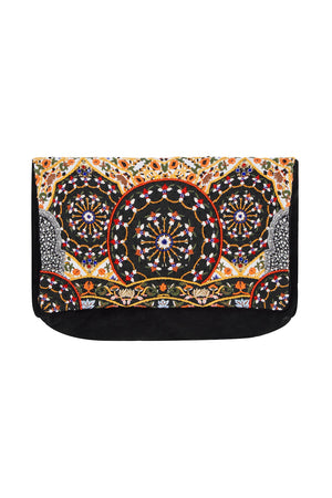 CHAMBER OF REFLECTIONS EMBELLISHED CLUTCH