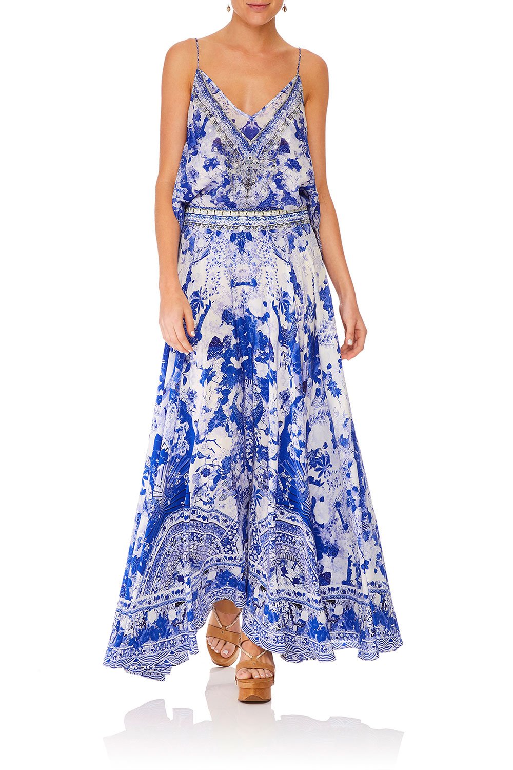 CAMILLA CIRCLE SKIRT THE FAN SEA