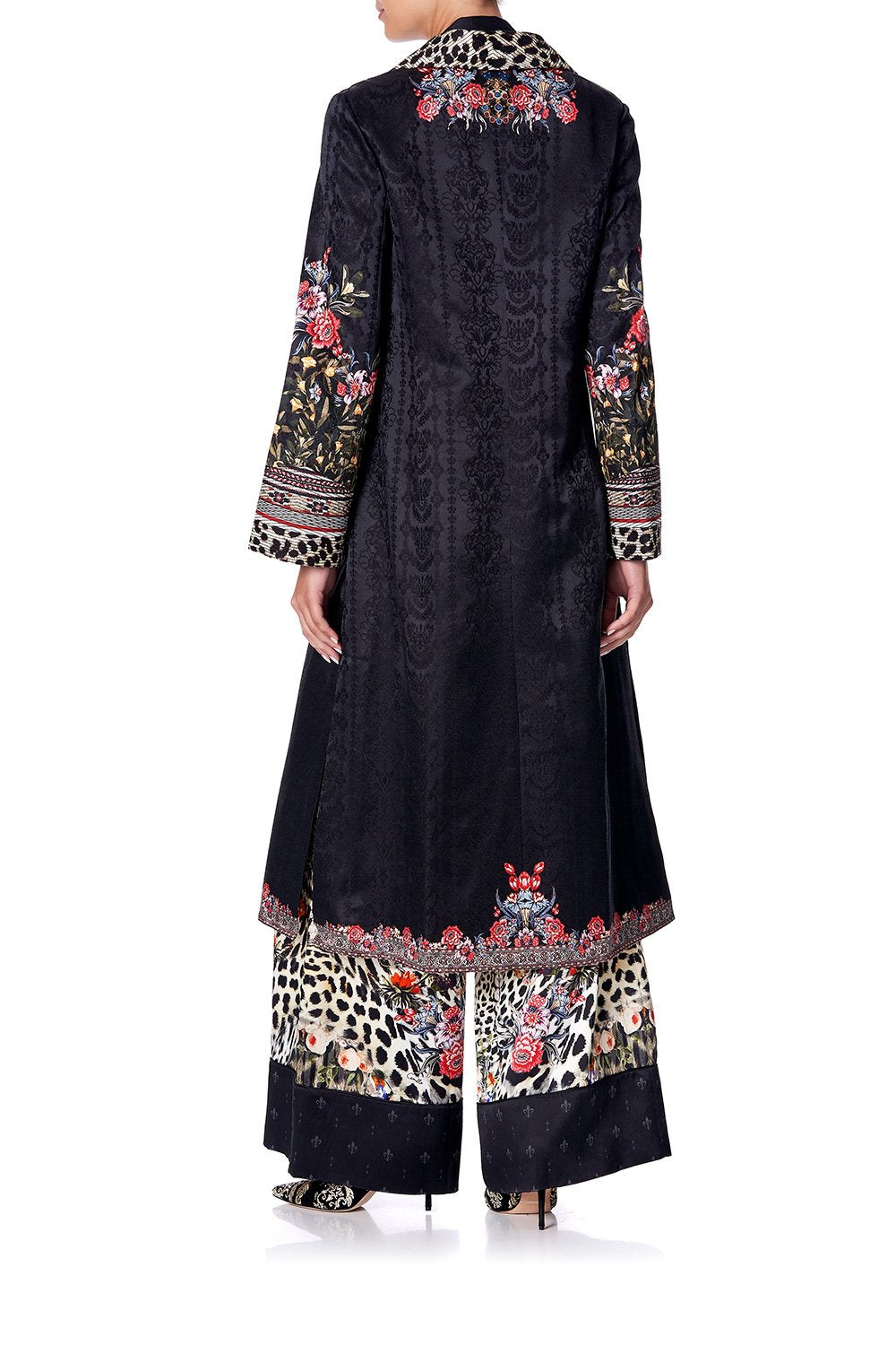 LAYER WITH KIMONO COLLAR MARAIS AT MIDNIGHT