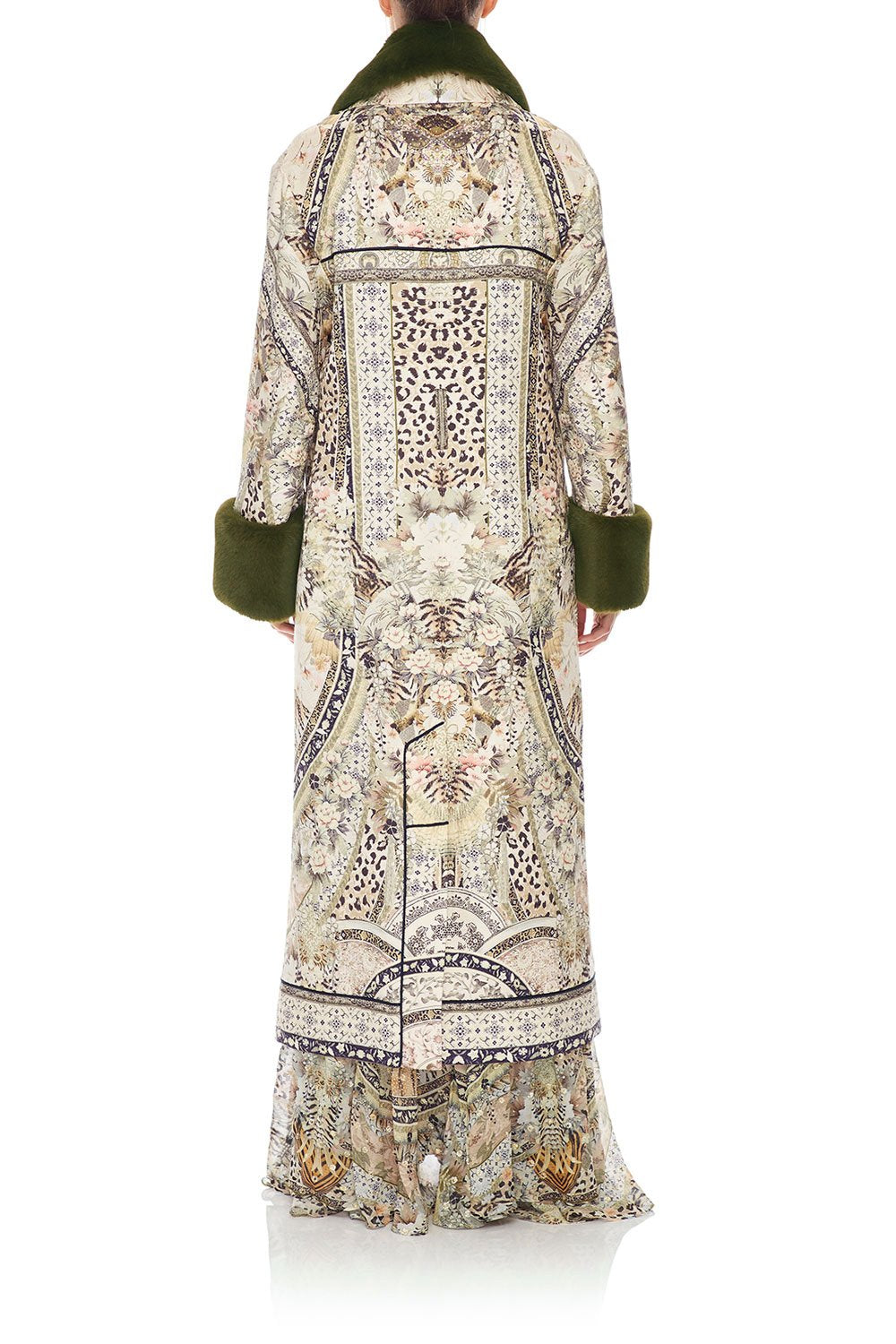 CAMILLA COAT W/ FUR CUFF AND COLLAR MOTO MAIKO