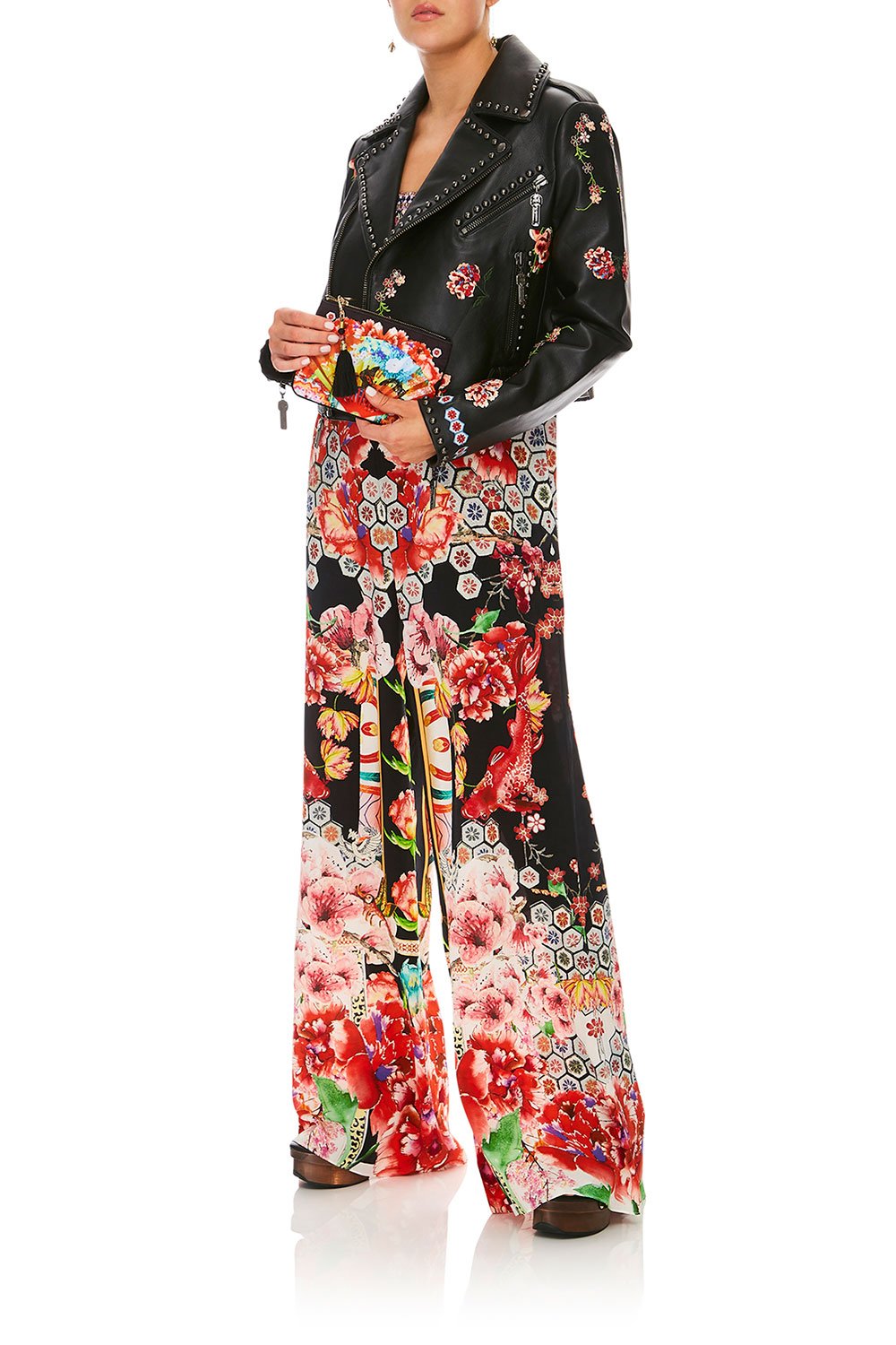 COIN AND PHONE PURSE PAINTED LAND