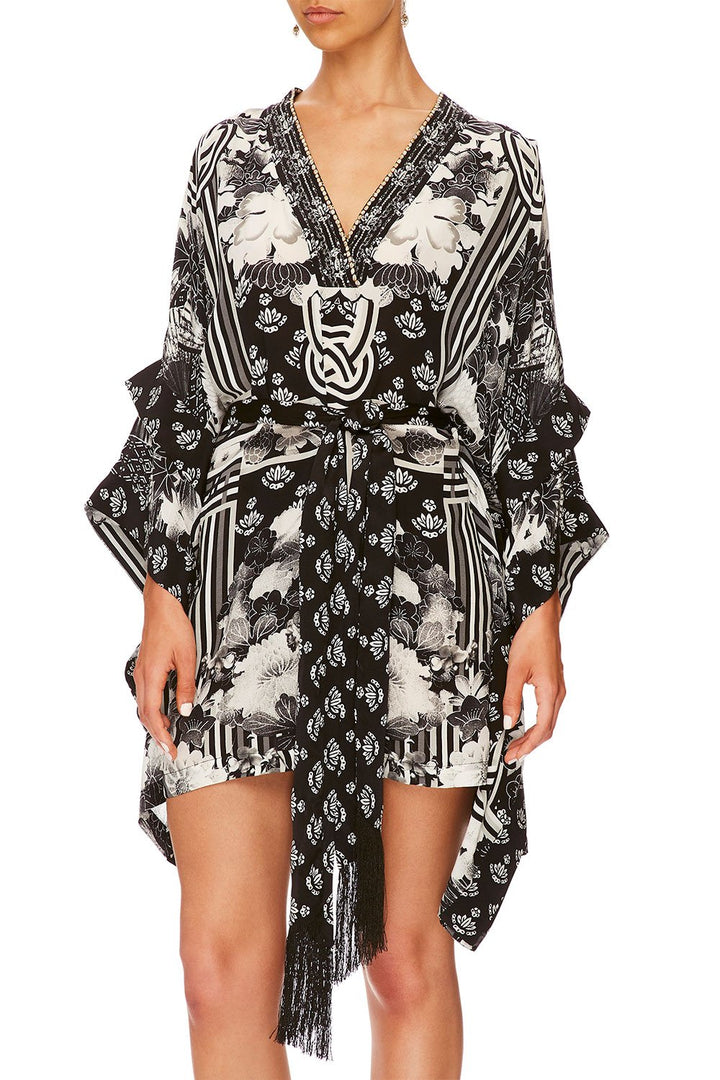 DOUBLE LAYER KIMONO SLEEVE DRESS VINTAGE VIXEN