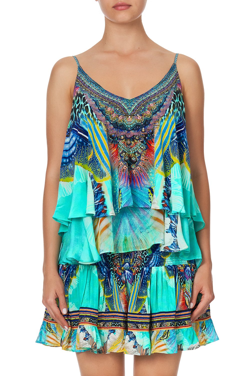 DOUBLE LAYERED CAMI REEF WARRIOR