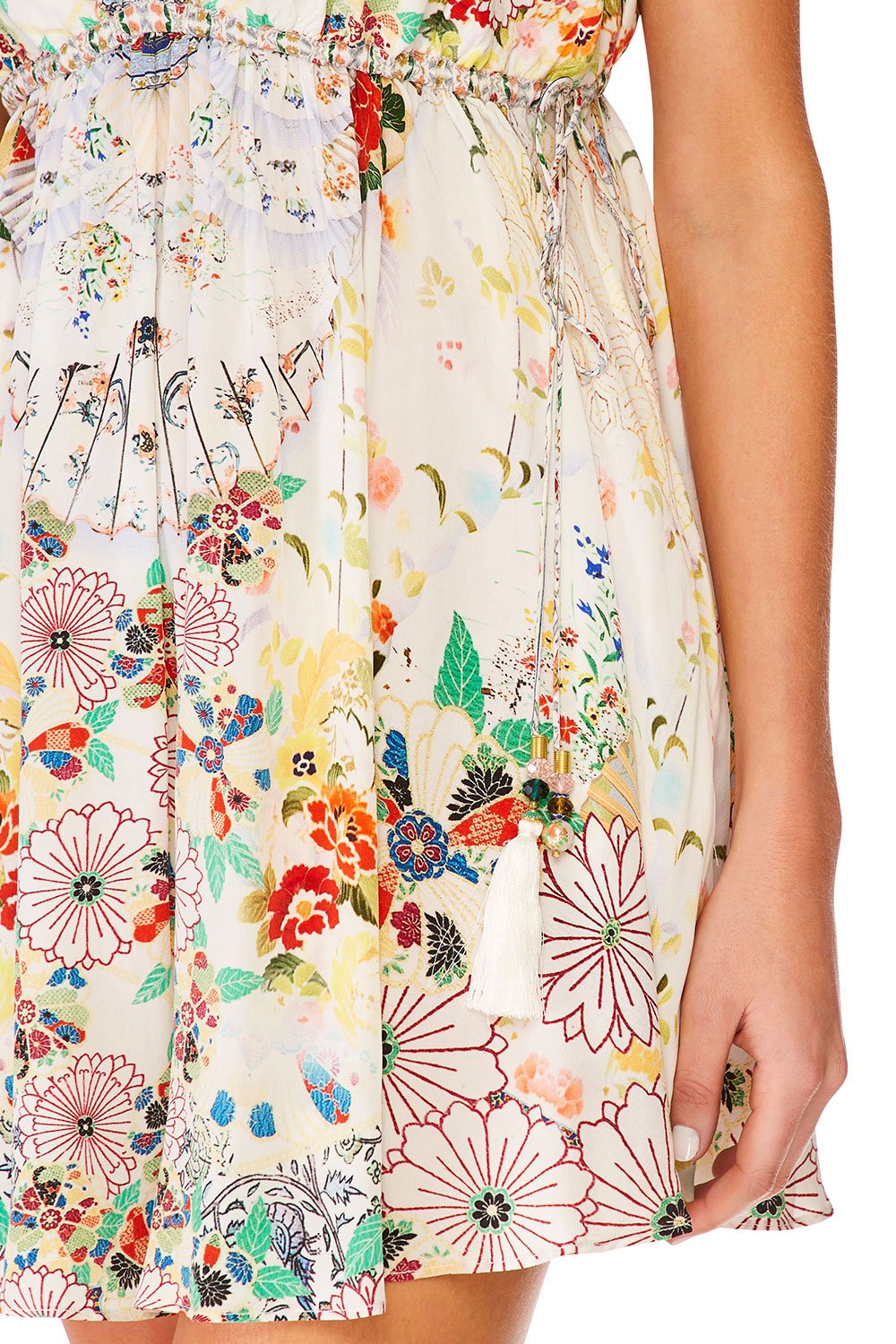 CAMILLA TIME AFTER TIME DRAWCORD WAIST PLAYSUIT