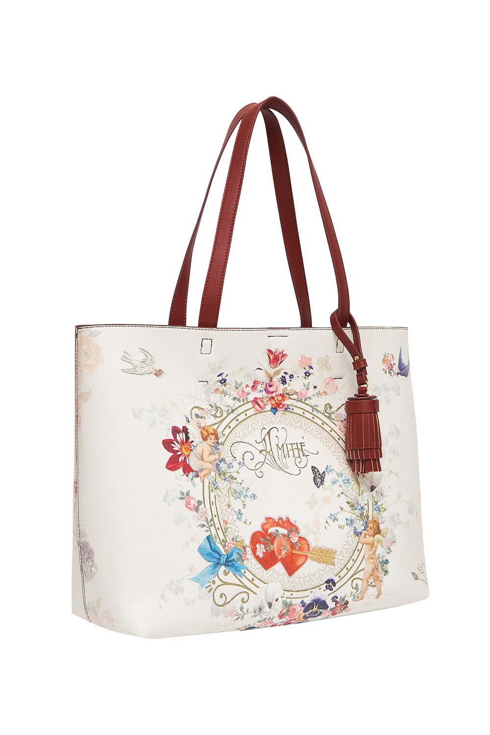 CAMILLA EAST WEST TOTE JARDIN POSTCARDS