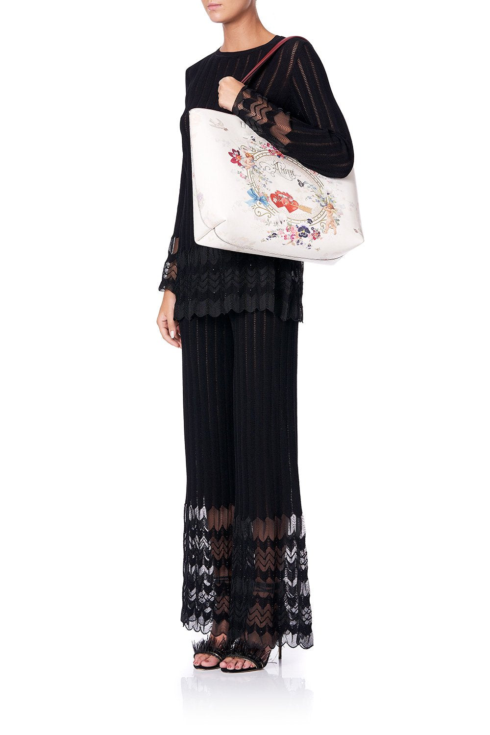 EAST WEST TOTE JARDIN POSTCARDS