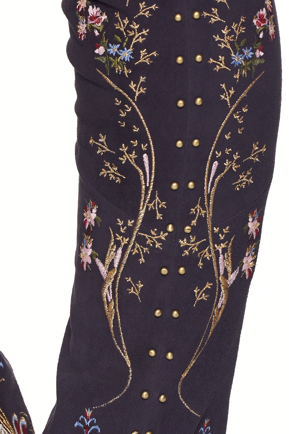 CAMILLA ELASTIC WAISTBAND SUEDE LEGGINGS WILD FLOWER