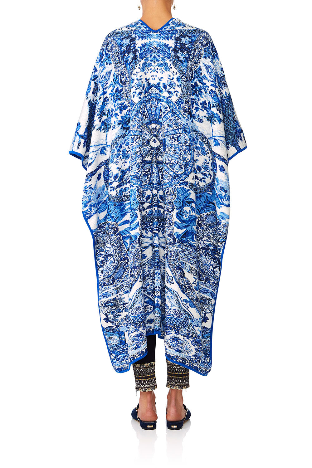 CAMILLA ETERNITYS EMPIRE OVERSIZED THROWOVER PONCHO