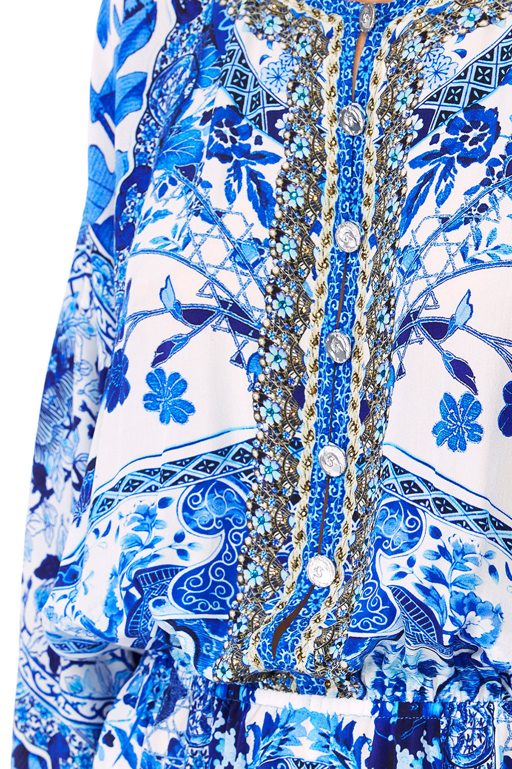 CAMILLA ETERNITYS EMPIRE SPLIT POCKET DRESS