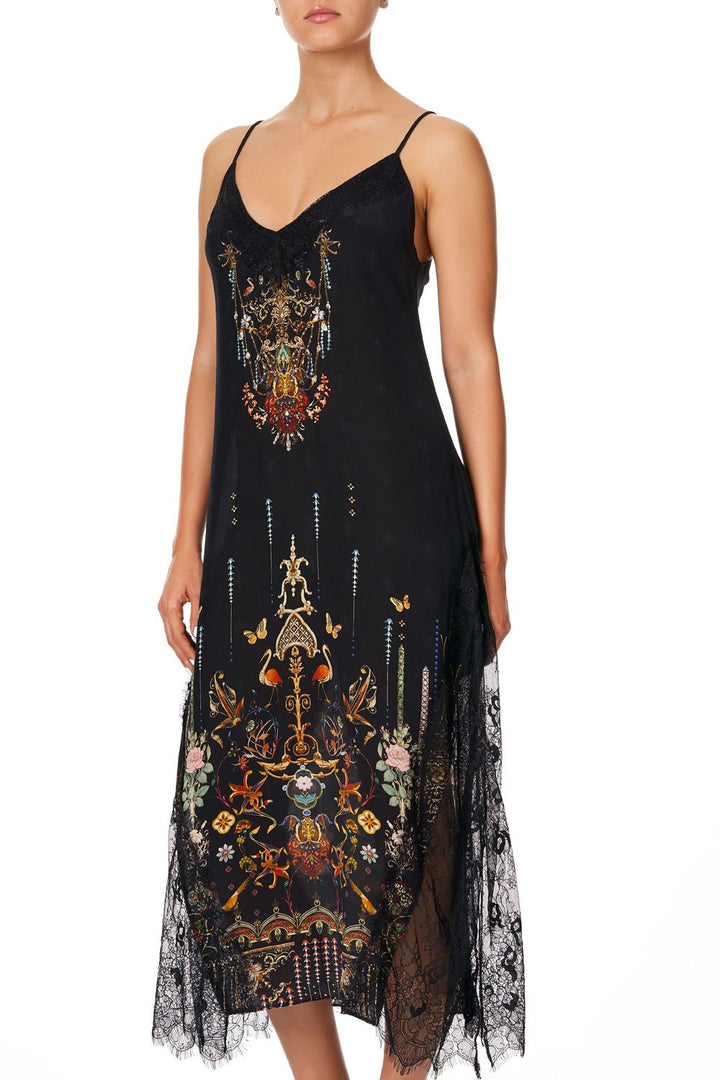 MIDI LACE SLIP REBELLE REBELLE
