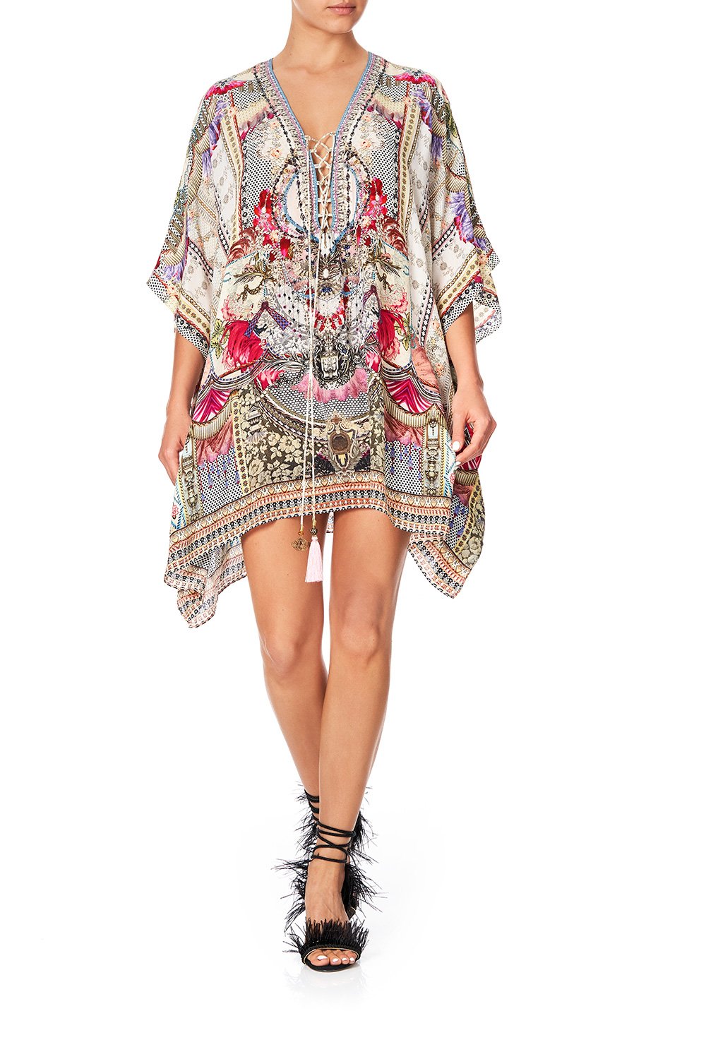 SHORT LACE UP KAFTAN MONTMARTRE HEART
