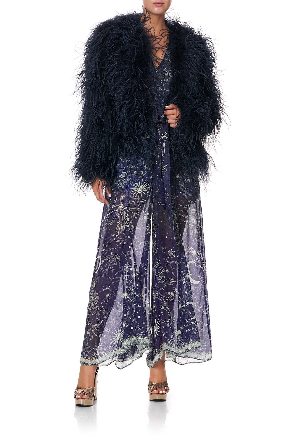 FEATHER JACKET ITS A SIGN