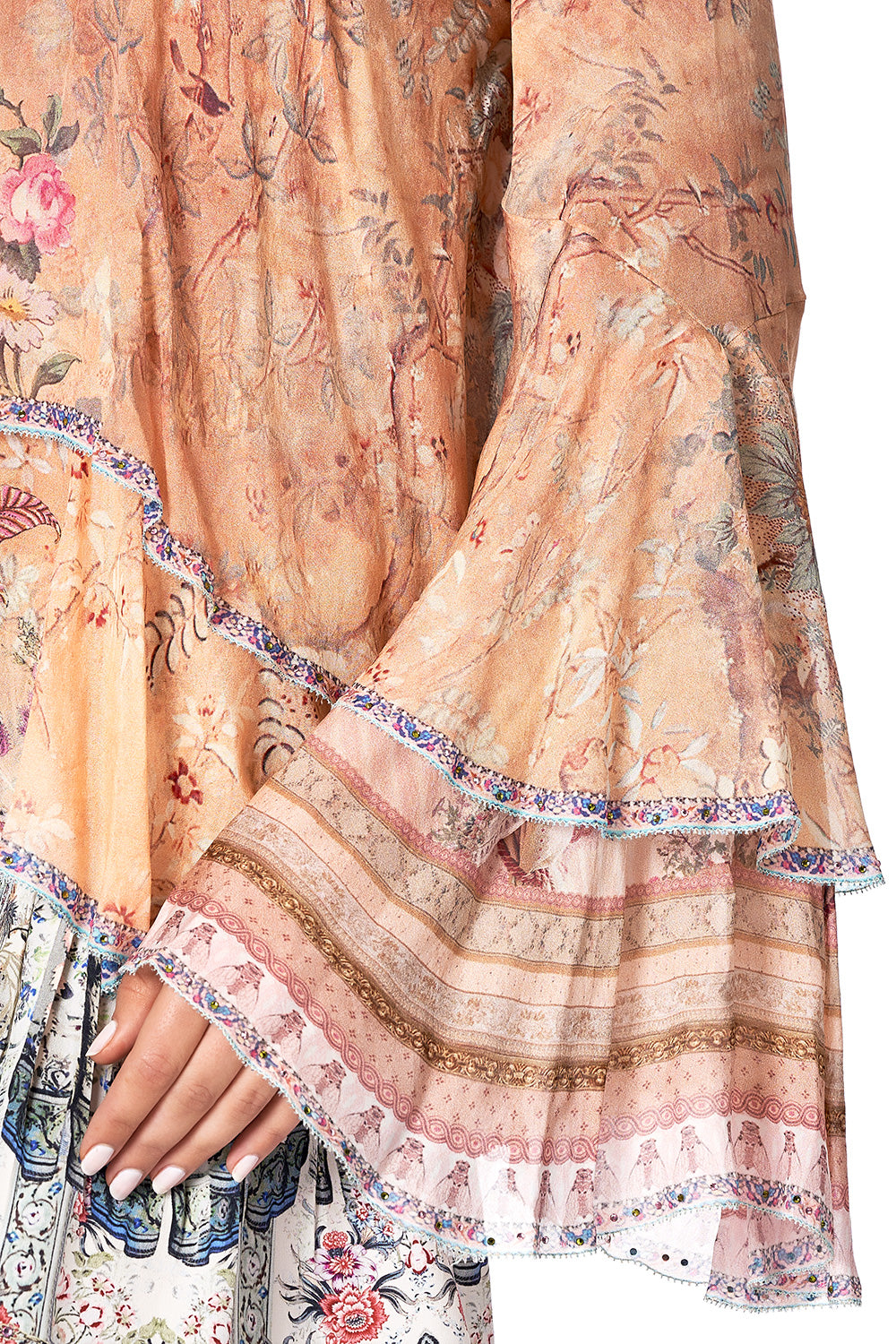 FLARED LAYERED BLOUSE ALL MY AVIGNON