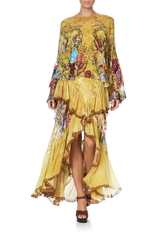 FLARED LAYERED BLOUSE ALL MY AVIGNON