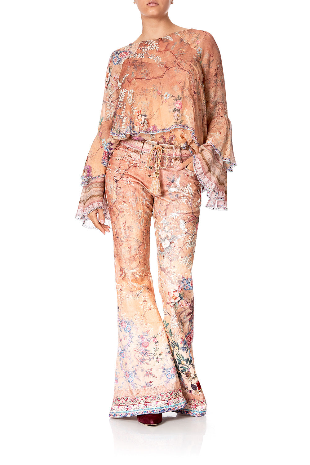 FLARED LAYERED BLOUSE ALL MY AVIGNON