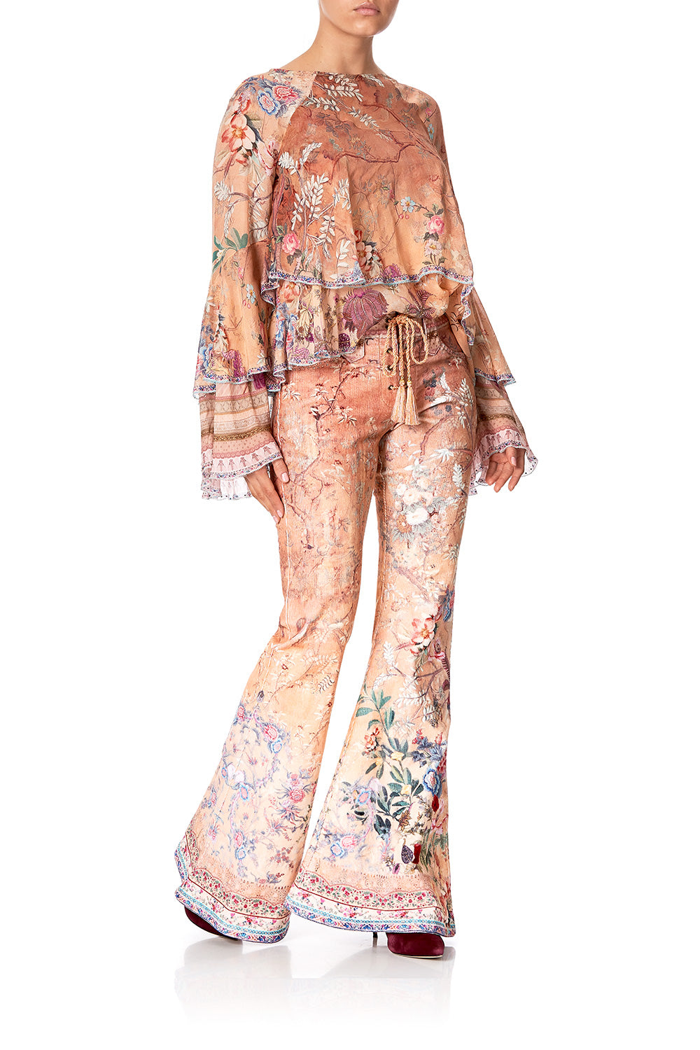 FLARED LAYERED BLOUSE ALL MY AVIGNON