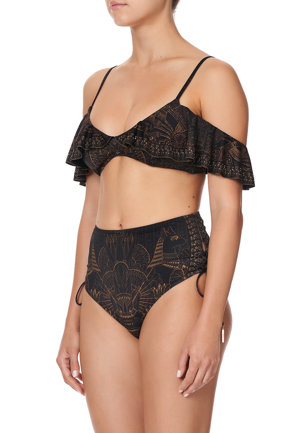 FRILL OVER SHOULDER TOP COBRA KING