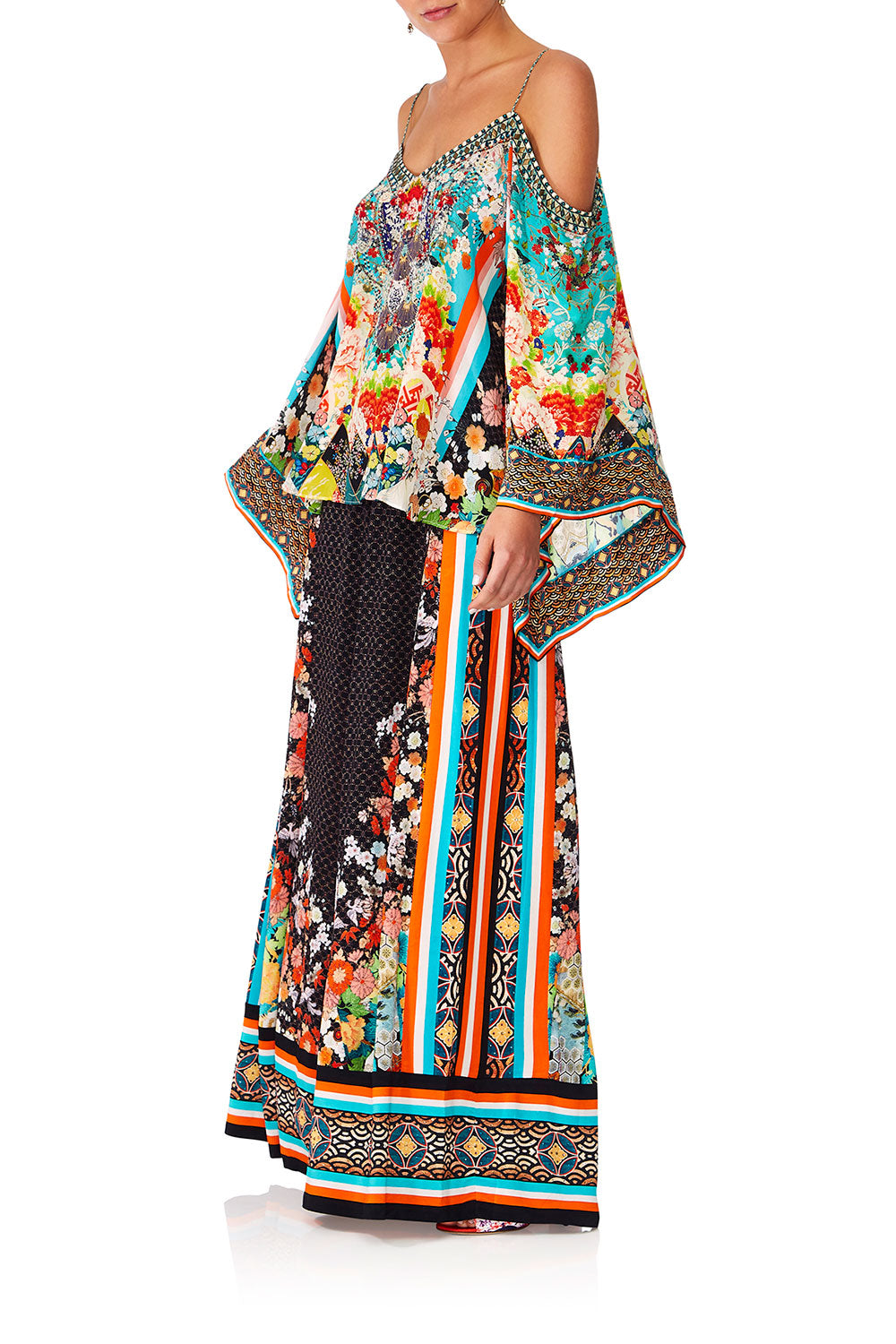 CAMILLA GALAXY GIRL KNITTED FLARED PANTS