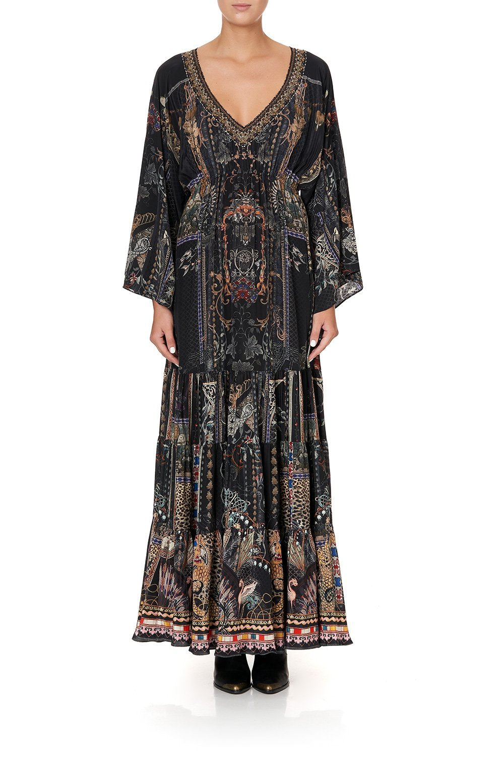 GATHERED PANEL DRESS SON OF SEVEN QUEENS