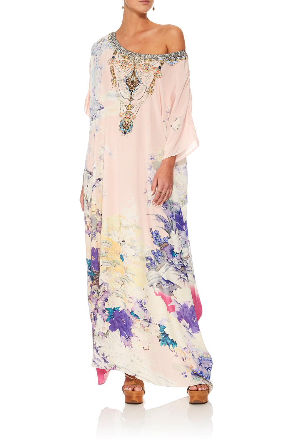 CAMILLA HARAJUKU HEIRESS ROUND NECK KAFTAN