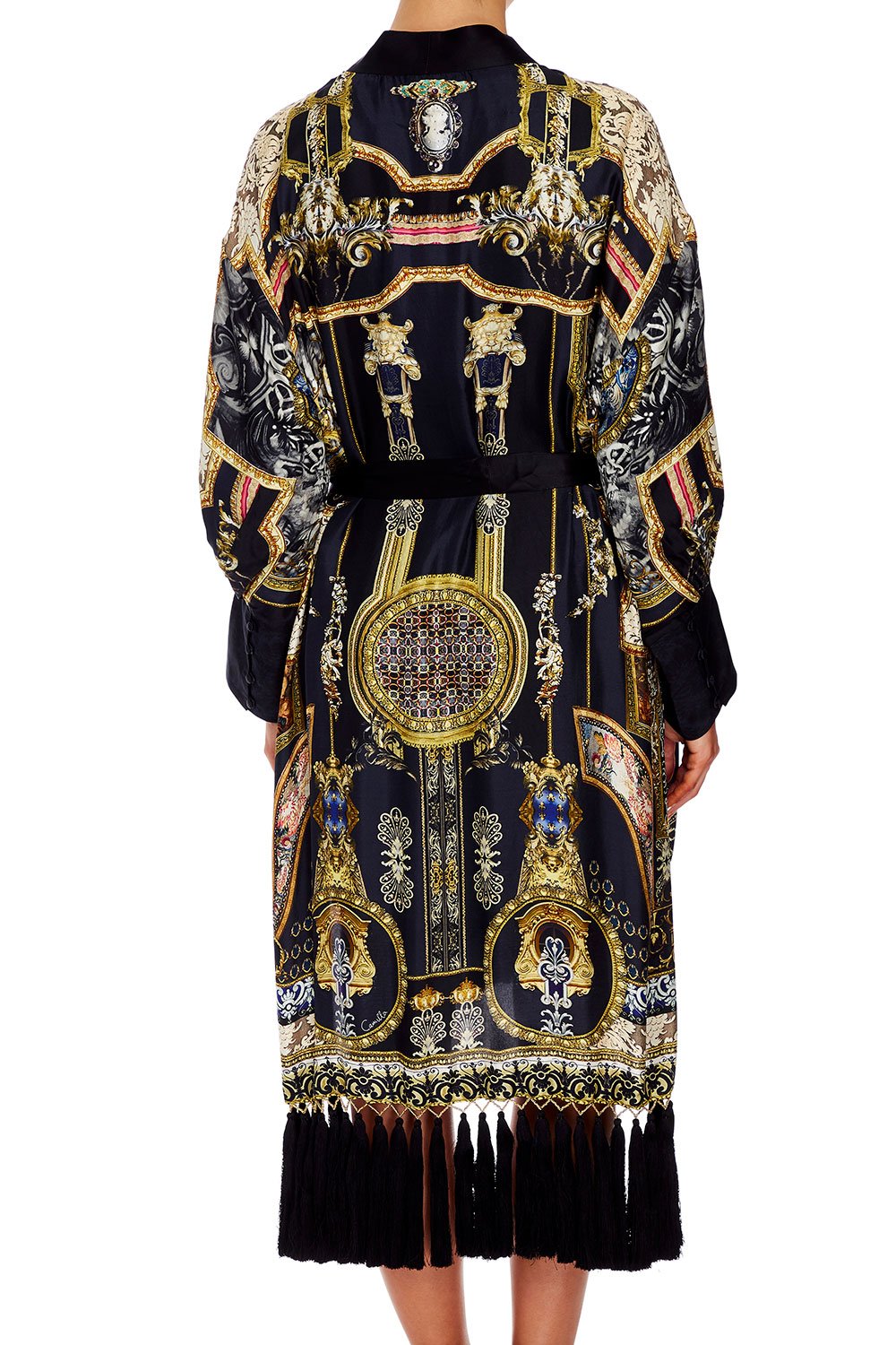 CAMILLA HIGH LOW HEM LAYER WITH CUFF MIDNIGHT MEETING