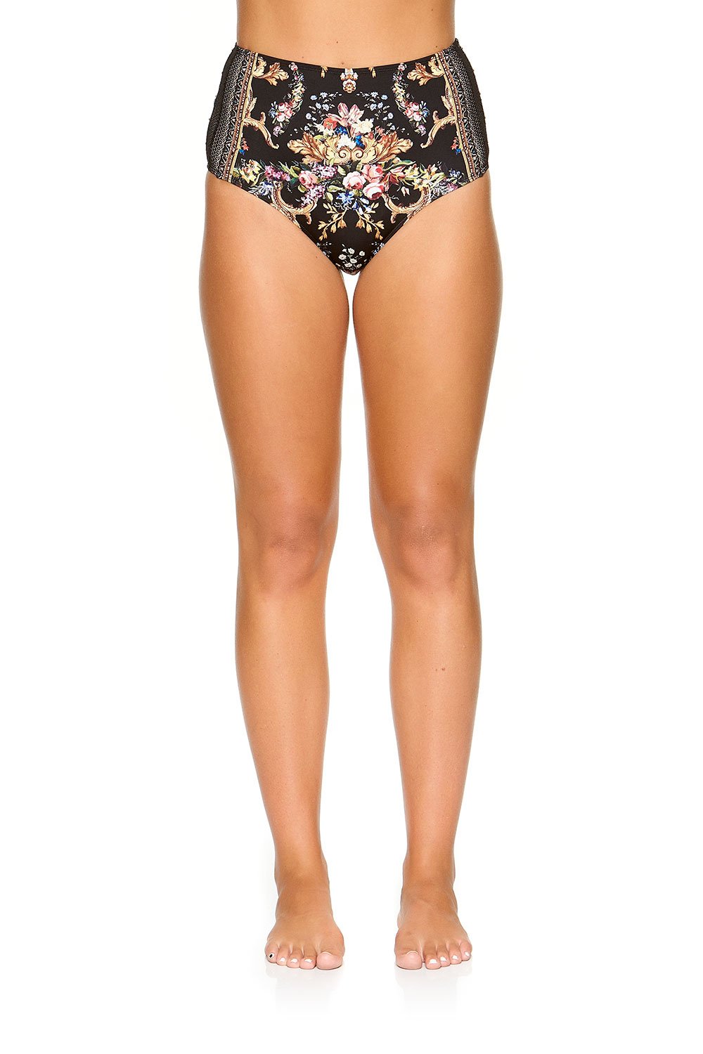 CAMILLA HIGH WAISTED PANT WITH TRIM FRIEND IN FLORA