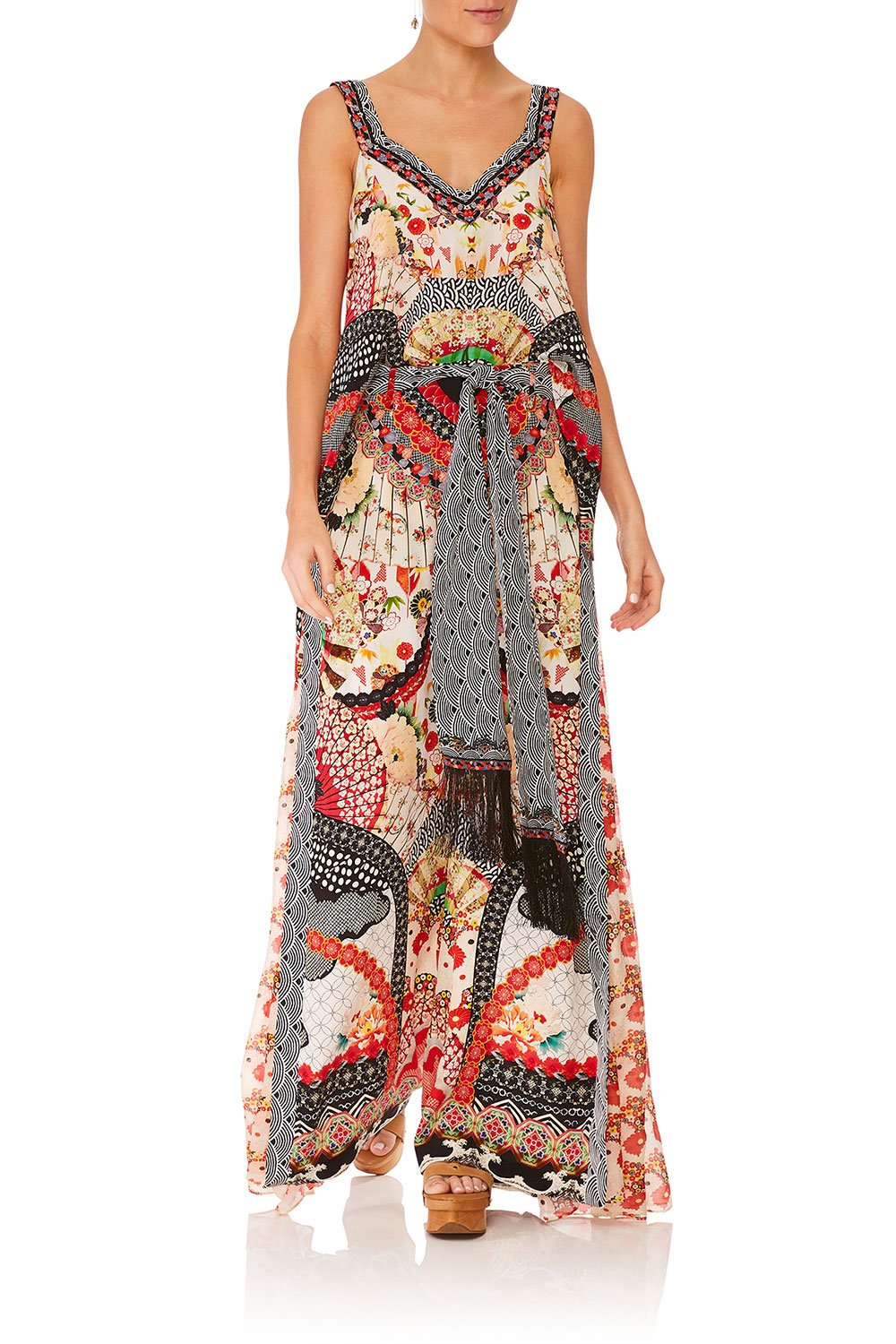 CAMILLA VINTAGE VIXEN HIGH WAISTED TROUSER WITH GODET