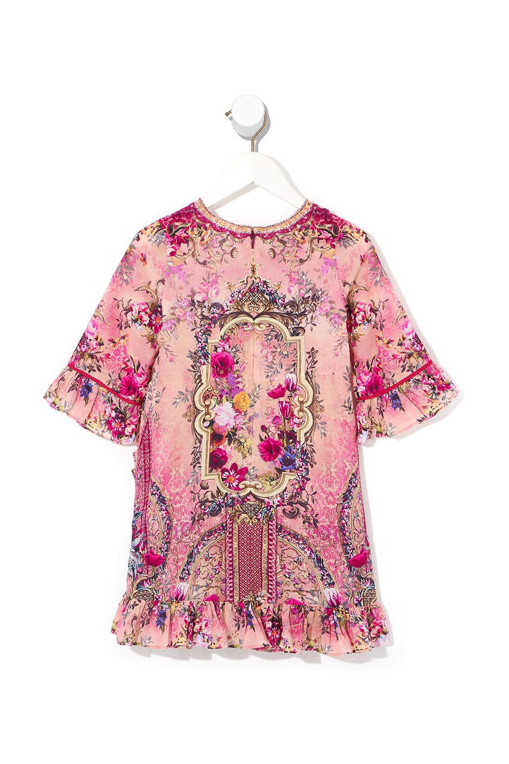 KIDS' WRAP DRESS WITH FRILL LA BELLE