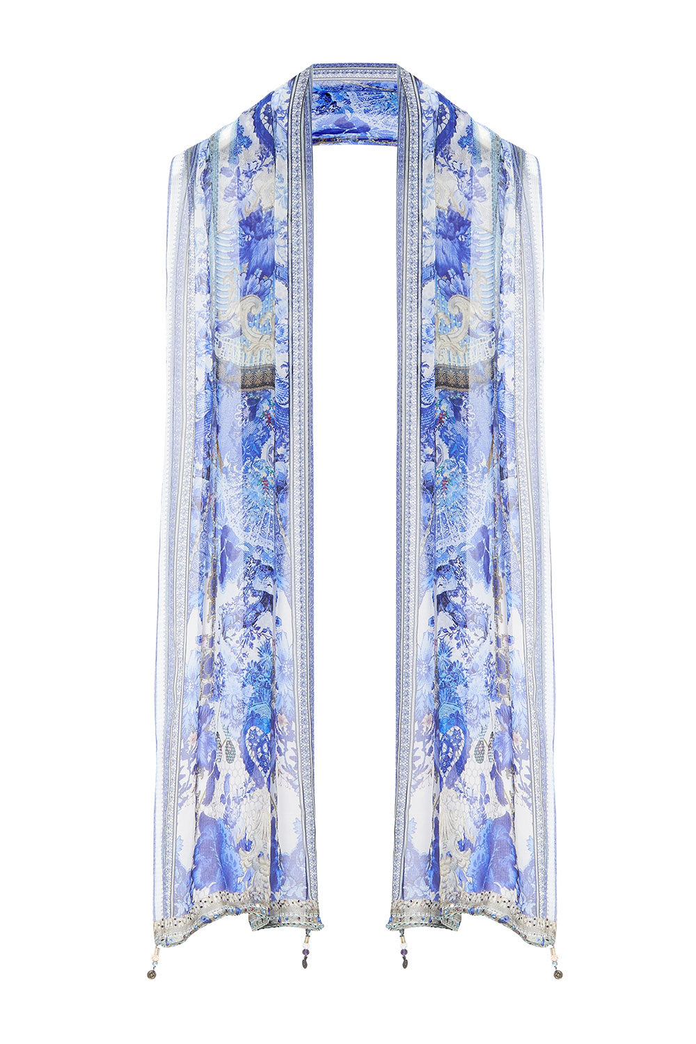 LONG SCARF PAINTED PROVINCIAL