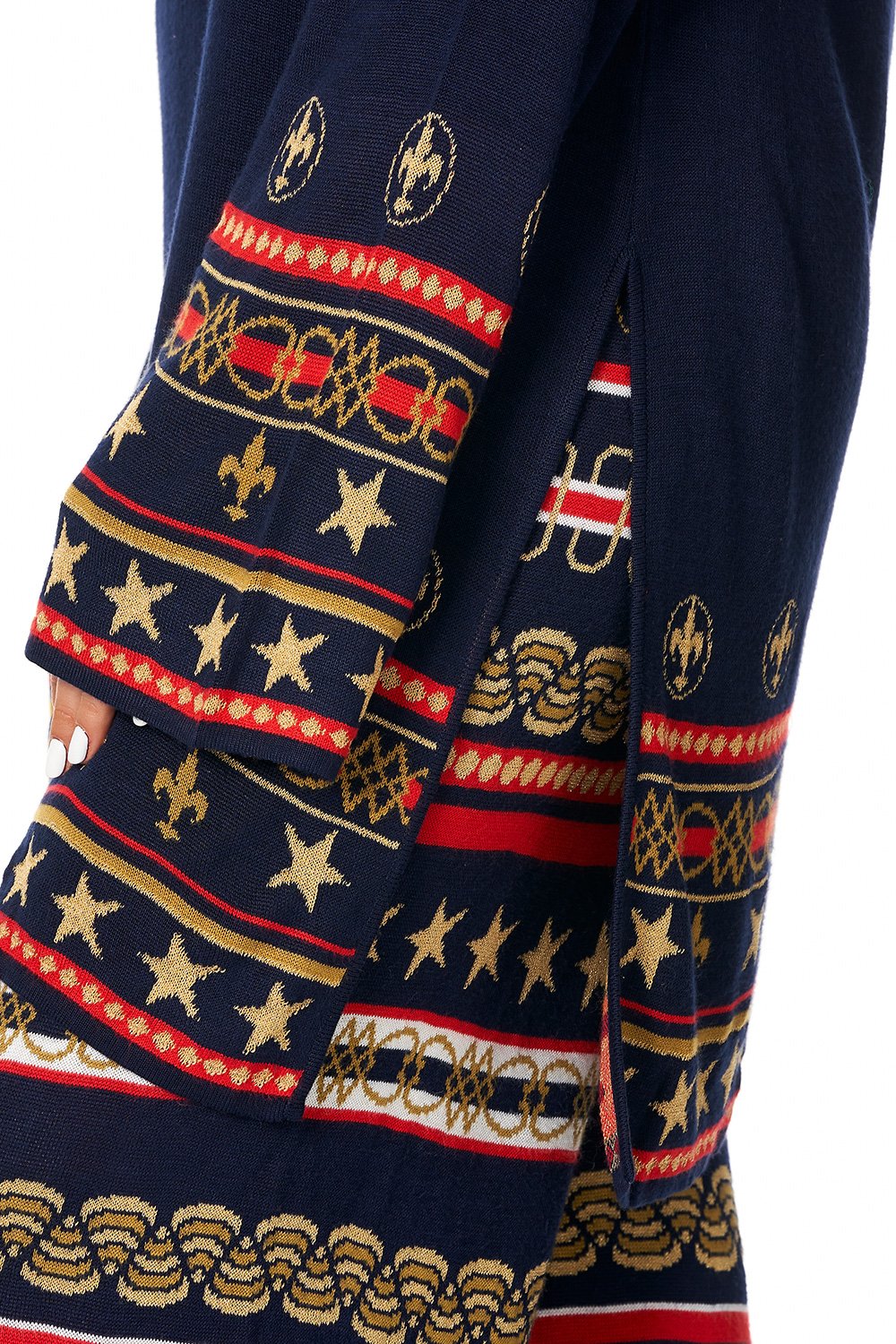 CAMILLA JACQUARD KNIT TUNIC COSTUME PARTY