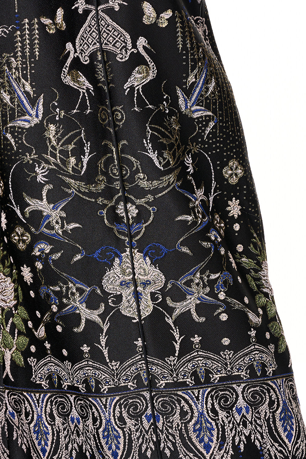 CAMILLA JACQUARD PANT WITH FRONT SEAMS REBELLE REBELLE