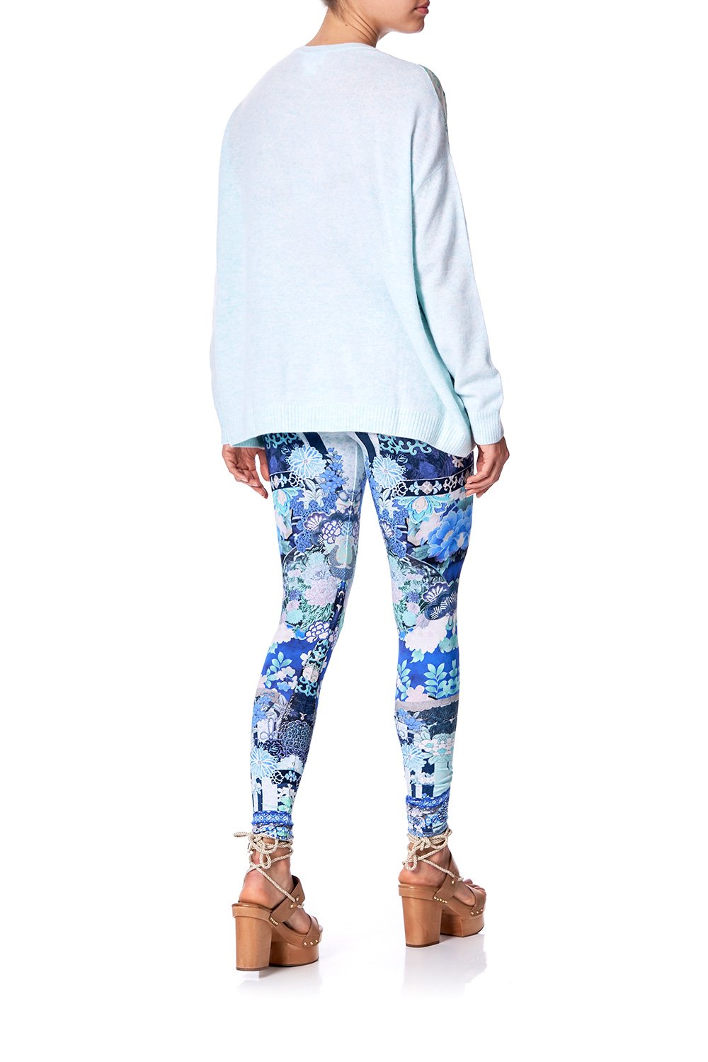 LOOSE FIT JUMPER WITH KNIT BACK HEAD IN THE CLOUDS