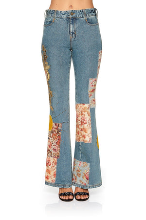 MID RISE FLARED JEANS JEANNE QUEEN