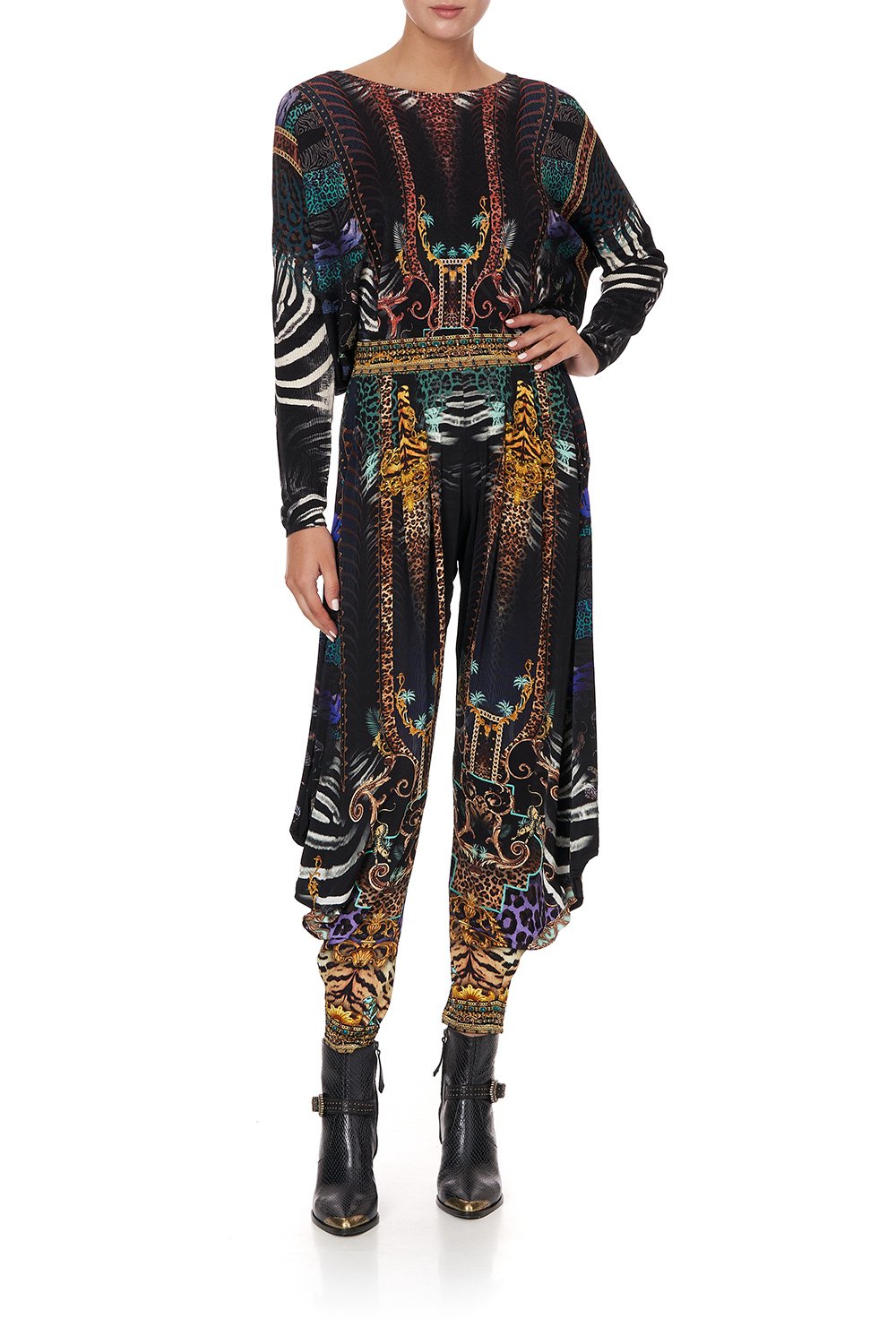 JERSEY DRAPE PANT WITH POCKET SHES GOT GRACE