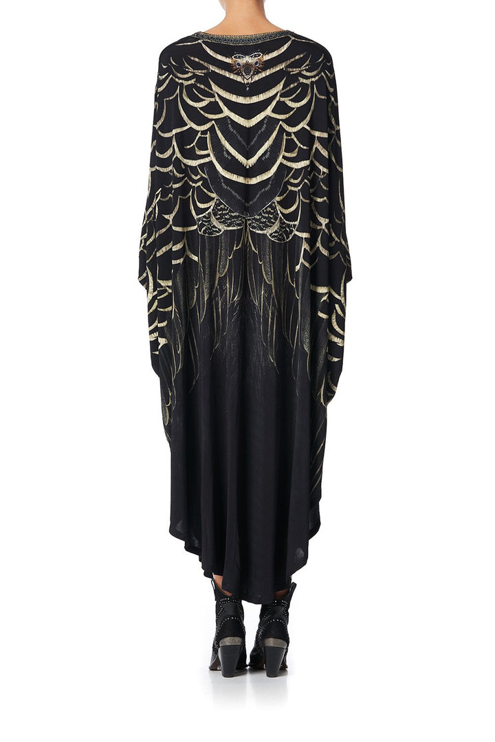 JERSEY SHORT KAFTAN WITH CURVED HEM A GIRL LIKE YOU