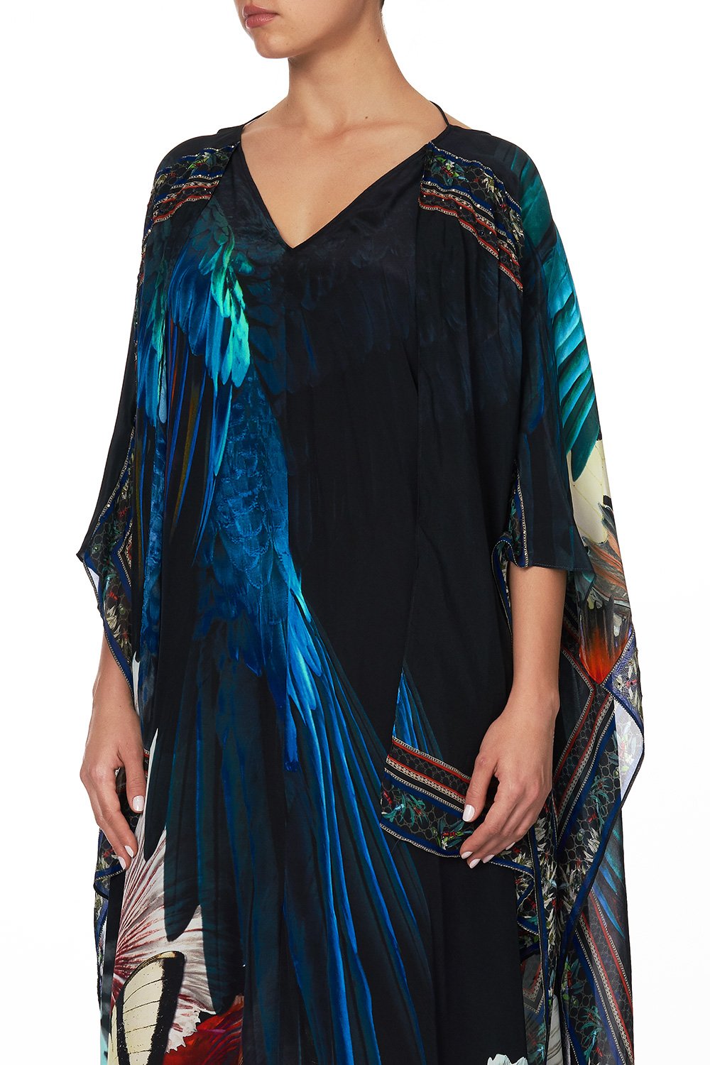 KAFTAN WITH DOUBLE SLEEVE NIGHT FLIGHT