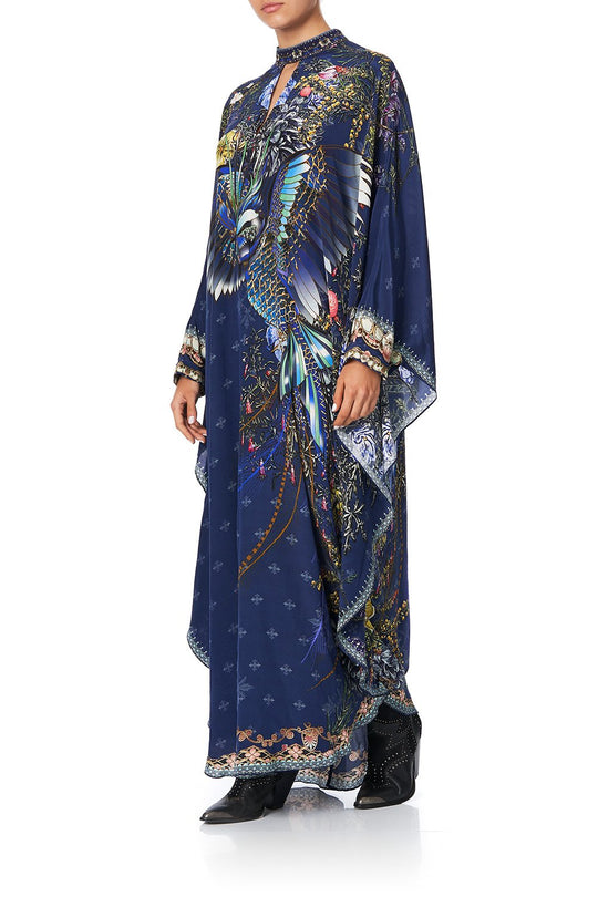 KAFTAN WITH HARDWARE COLLAR STAND VIPER ROOM