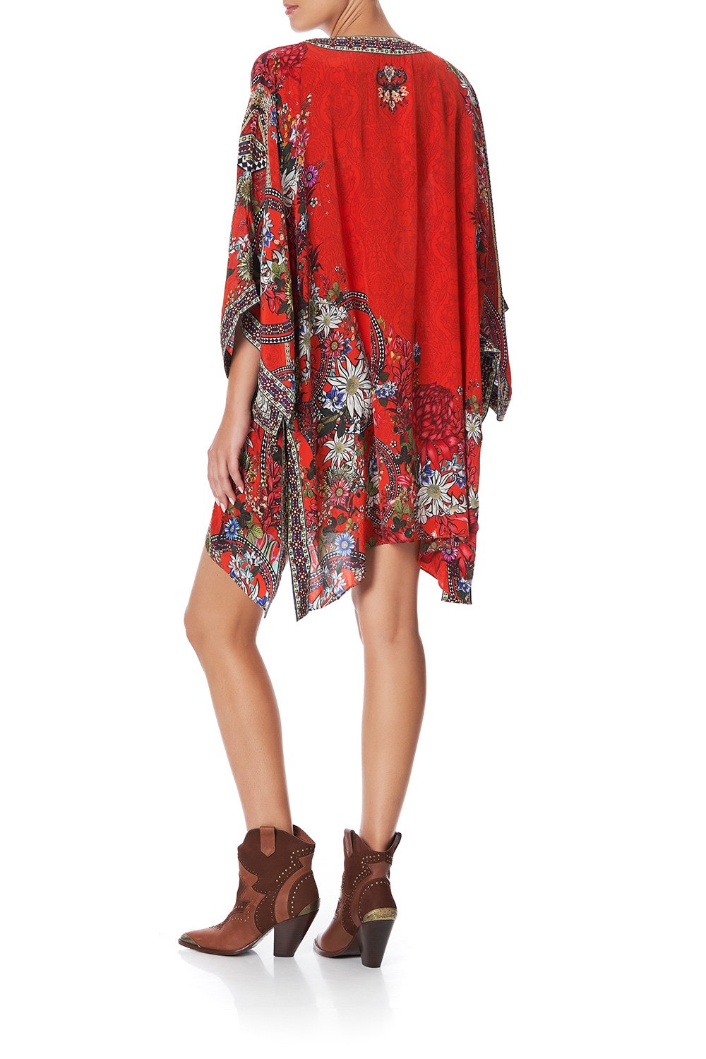 KAFTAN WITH SIDE WRAP WONDERING WARATAH