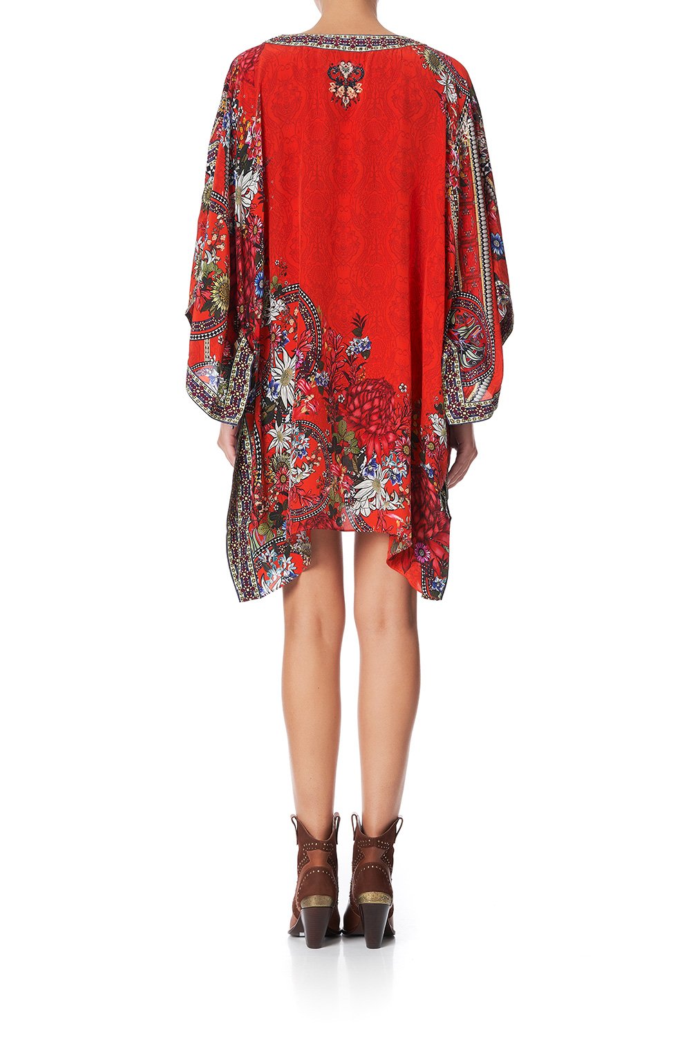 KAFTAN WITH SIDE WRAP WONDERING WARATAH