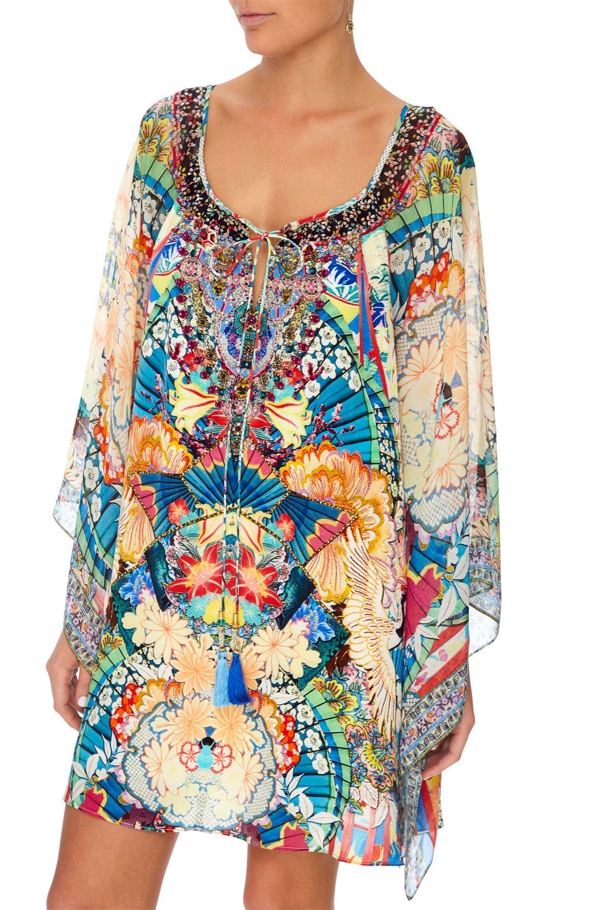 KAFTAN WITH TIE FRONT DETAIL MISO IN LOVE
