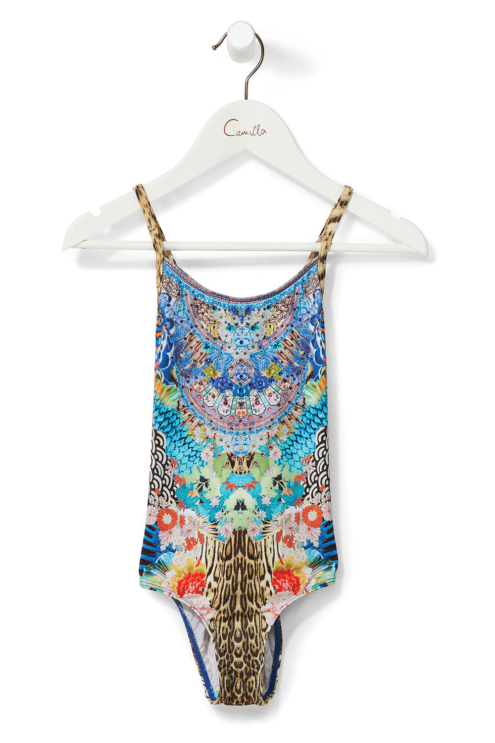 MILLA SPACE COWGIRL KIDS ROUND NECK ONE PIECE