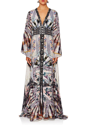 CAMILLA IN HER SHOES KIMONO SLEEVE DRESS W SHIRRING DETAIL