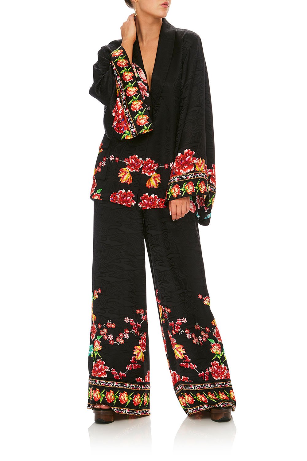 CAMILLA PAINTED LAND KIMONO JACKET