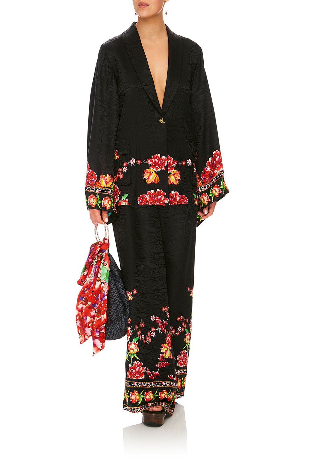 CAMILLA PAINTED LAND KIMONO JACKET