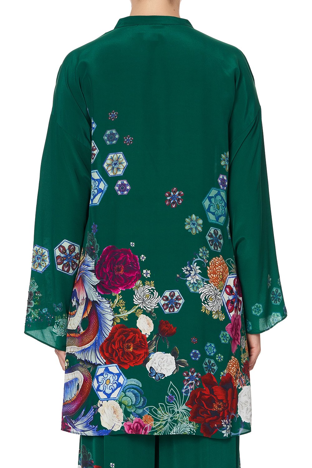 KIMONO SLEEVE BLOUSE EMERALD'S ORBIT