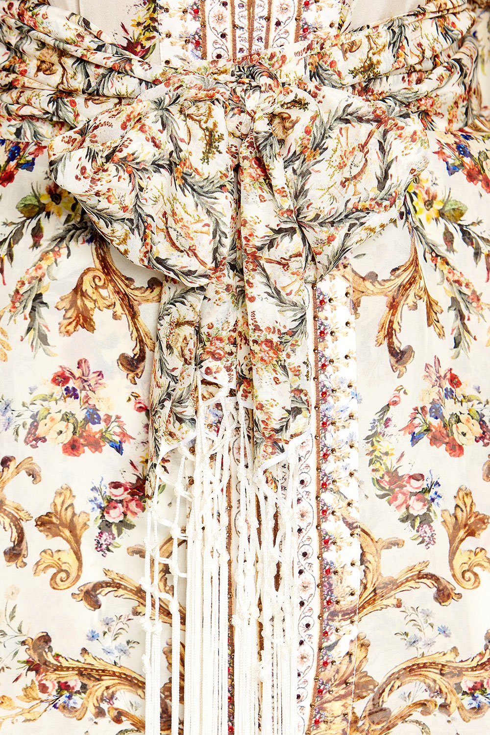 CAMILLA KIMONO WITH EMBROIDERY INSERT OLYMPE ODE